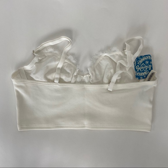 Free People Bianca Longline Underwire Bra in Ivory - Picture 3 of 4